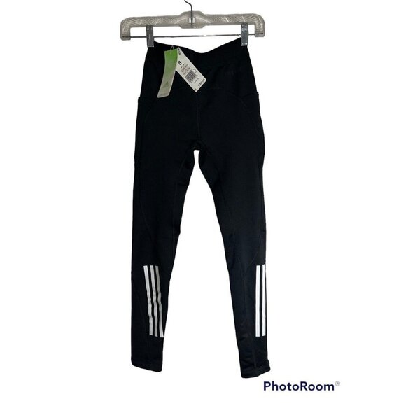 adidas Pants - Adidas Cold Ready Leggings NWTS Size Small Black Side Pockets XS New C1
